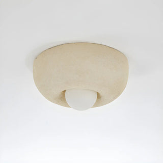 ZOWALA - Simple Mini Cream Geometric Flush Mount Ceiling Light Image - 8