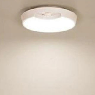 Hallway White Round Sensor LED Flush Mount Ceiling Lamp Zawala Image - 4