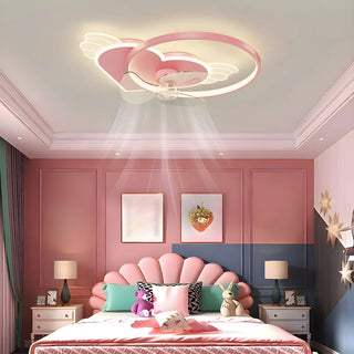 Pink Ceiling Fan Light