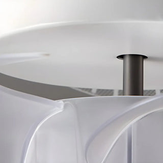 Elegant White Hollow Flower Flush Ceiling Fan Light Zawala Image - 12