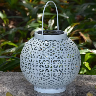 Creative Jar-Shaped Lantern Outdoor White Decor Lamp Zawala Image - 4