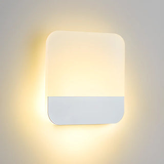 Modern Minimalist Black Rectangular LED Wall Sconce Zawala Image - 13