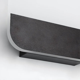 Modern Minimalist Black Rectangular LED Wall Sconce Zawala Image - 21