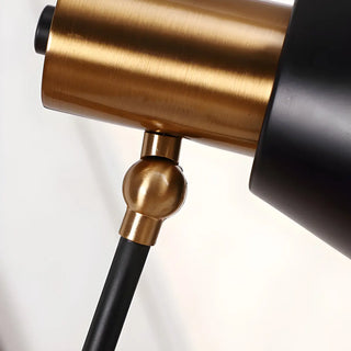 Modern Black and Gold Cone Table Lamp for Study Room Zawala Image - 6