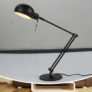 Bedroom Minimalist Sliver Adjustable Metal Table Lamp Zawala Image - 1