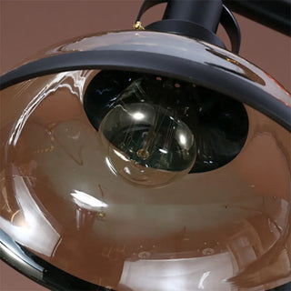 ZOWALA - Industrial Billiards-Themed Dome Island Pendant Light Image - 12