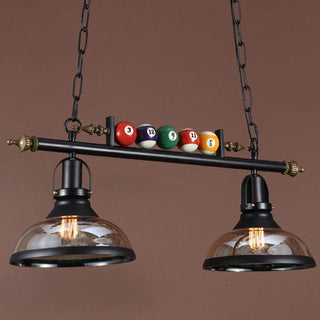 ZOWALA - Industrial Billiards-Themed Dome Island Pendant Light Image - 6