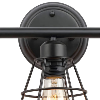 ZOWALA - Industrial Caged Metal Vanity Light Image - 8