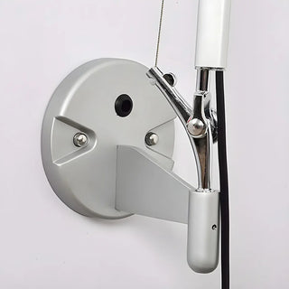 ZOWALA - Contemporary Swing Arm Aluminum Reading Silver Wall Sconce Image - 15
