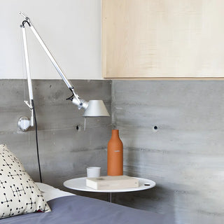ZOWALA - Contemporary Swing Arm Aluminum Reading Silver Wall Sconce Image - 3