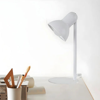Living Room Stylish Golden Bowl Shade Metal Desk Lamp Zawala Image - 10