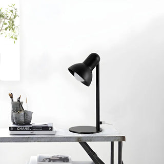 Living Room Stylish Golden Bowl Shade Metal Desk Lamp Zawala Image - 7
