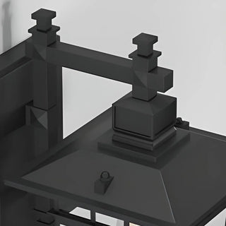 ZOWALA - Industrial Black Clear Lantern External Wall Sconce Image - 7