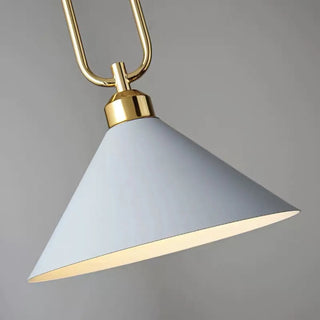 ZOWALA - Modern Industrial Black Metal Cone Dining Room Pendant Light Image - 16