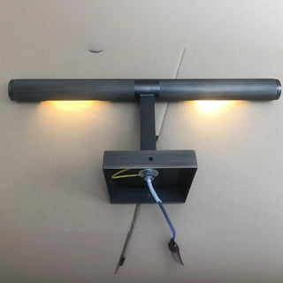 Industrial Black Cylinder Metal LED Picture Light Zawala Image - 3