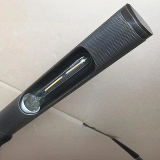 Industrial Black Cylinder Metal LED Picture Light Zawala Image - 11