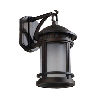 Industrial Style Black Outdoor Wall Lantern Sconce Zawala Image - 7