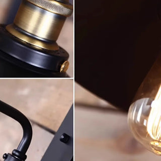 Industrial Cone Iron Exterior Mini Black Wall Sconce Zawala Image - 6