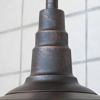 Industrial Cone Mini Iron Black Outdoor Wall Lamp Zawala Image - 6