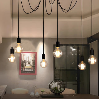 ZOWALA - Industrial Multi-Bulb Adjustable Ceiling Light Image - 1