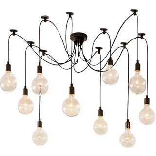 ZOWALA - Industrial Multi-Bulb Adjustable Ceiling Light Image - 7