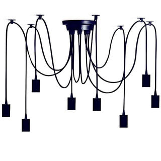 ZOWALA - Industrial Multi-Bulb Adjustable Ceiling Light Image - 8