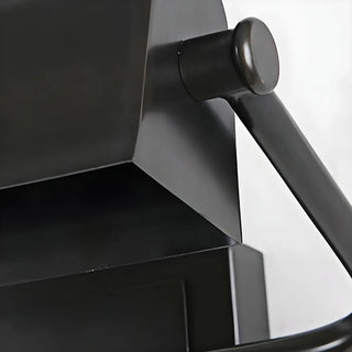 Rotating Black Rectangular Industrial Vanity Light Zawala Image - 10