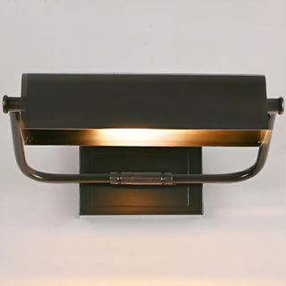 Rotating Black Rectangular Industrial Vanity Light Zawala Image - 5