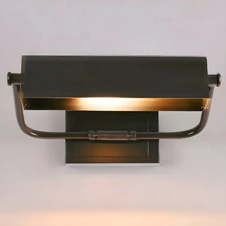 Rotating Black Rectangular Industrial Vanity Light Zawala Image - 8