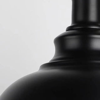 Industrial Black Scalloped Metal Wall Sconce Light Zawala Image - 12