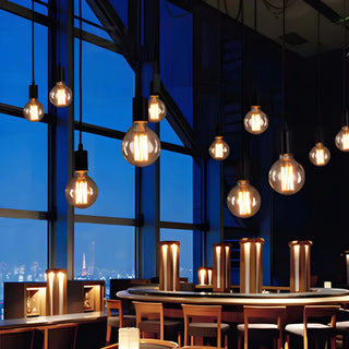 ZOWALA - Industrial Restaurant Spider Swag Edison Bulbs Pendant Light Image - 11