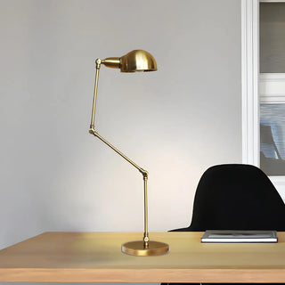 ZOWALA - Industrial Black Swing Arm Dome Desk Lamp Image - 2