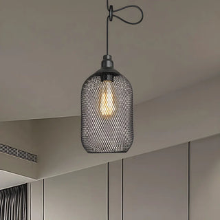 Industrial Wire Mesh Metal Dome Dining Room Pendant Light Zawala Image - 7