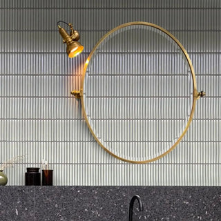 Vintage Flashlight Adjustable Gold LED Vanity Light Zowala Image - 5