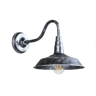 ZOWALA - Industrial Bronze Barn Outdoor Wall Sconce Image - 4
