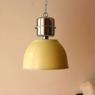 ZOWALA - Industrial Red Metal Dome Restaurant Pendant Light Image - 10