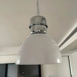 ZOWALA - Industrial Red Metal Dome Restaurant Pendant Light Image - 15