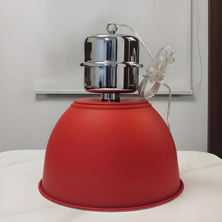 ZOWALA - Industrial Red Metal Dome Restaurant Pendant Light Image - 17