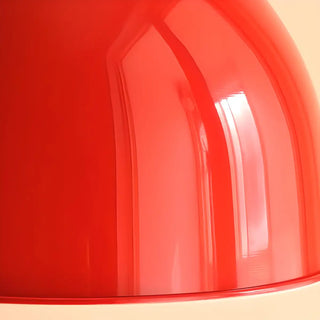 ZOWALA - Industrial Red Metal Dome Restaurant Pendant Light Image - 19