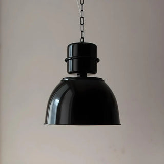 ZOWALA - Industrial Red Metal Dome Restaurant Pendant Light Image - 9