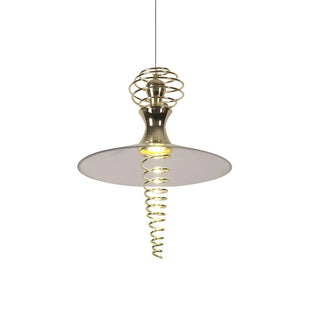 ZOWALA - Modern Spiral Flared Metal Living Room Pendant Light Image - 7