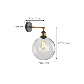 Industrial Clear Glass Shade Black Cone Wall Sconce Zawala Image - 22