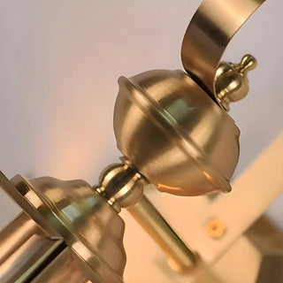 Industrial Exterial Gold Glass Lantern Wall Sconce Zawala Image - 10