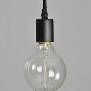 ZOWALA - Industrial Exposed Black 10-Bulb Ceiling Light