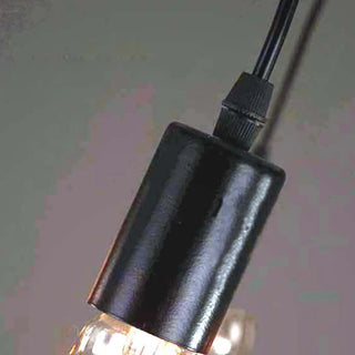 ZOWALA - Industrial Exposed Black 10-Bulb Ceiling Light