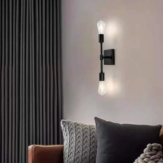 ZOWALA - Vintage Industrial Double Bulb Vanity Wall Light Image - 2