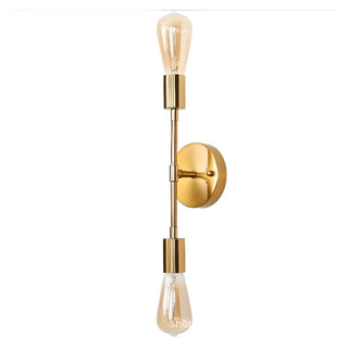 ZOWALA - Vintage Industrial Double Bulb Vanity Wall Light Image - 9