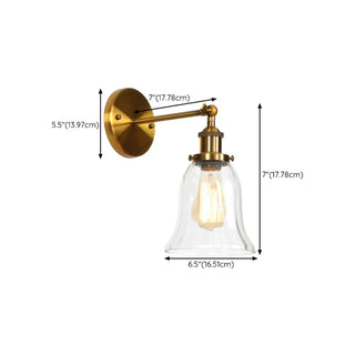 Vintage Gold Geometric Ribbed Wall Light Fixtures Zawala Image - 23