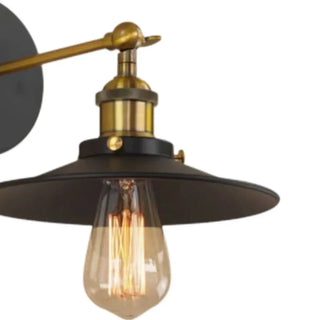 Adjustable Industrial Cone Metal Wall Sconce Set Zawala Image - 10