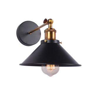 Adjustable Industrial Cone Metal Wall Sconce Set Zawala Image - 6